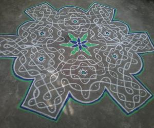 Rangoli: My first try!!!